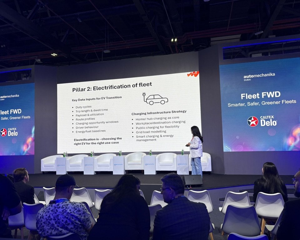 Kristian Vesth at Automechanika Dubai